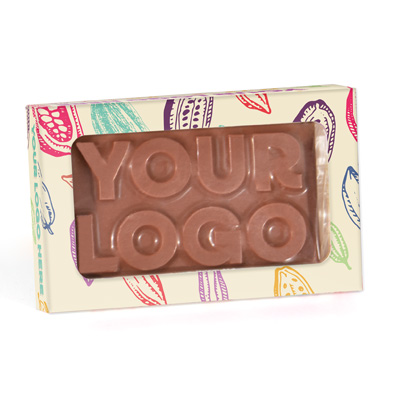 Milk Chocolate Eco 3D Bespoke Bar 